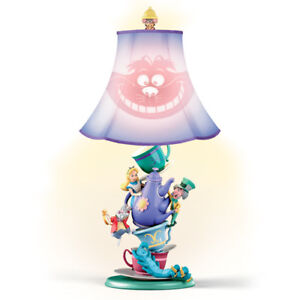 Disney ALICE IN WONDERLAND Mad Hatter's Tea Party Lamp NEW