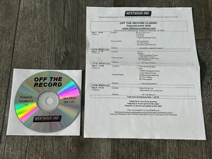 KISS CD Westwood One Radio Show Off The Record Nov 2008 Official Broadcast USA - Picture 1 of 3