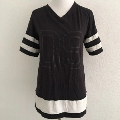 Camisa de fútbol Lululemon Ivivva niñas talla 12 negra Foto 1 de 4