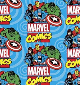 Manta de lana hecha a mano de una sola capa 58"x 72" "Avengers azul claro" - Imagen 1 de 2