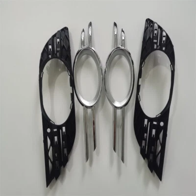 Front Fog Light Trim Set Left & Right For 2007-2009 Mercedes Benz W211 E350 E550 Foto 1 de 4