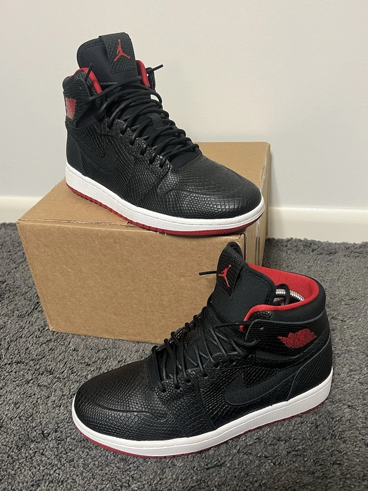 Air Jordan 1 Retro Nuevo Piel de Serpiente Alta Talla 8.5 (¡RARO!) Foto 1 de 4