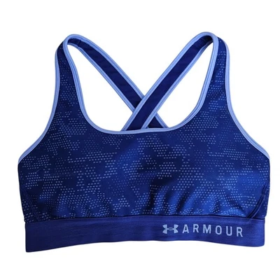 Sujetador deportivo de compresión Under Armour espalda cruzada inalámbrico acolchado grande Foto 1 de 4