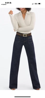 Cabi New NWT Venice Trouser Jean #4704 Blue denim Size 00-20 Reg Was $159 - Image 1 of 4