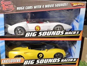  Rare Hot Wheels Speed Racer Mach 5 And Racer X  Movie Sounds Excl. 2008 Mattel  - Picture 1 of 13