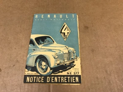 Vintage Renault 4 CV - 2nd Edition - July 1948 - Image 1 of 4