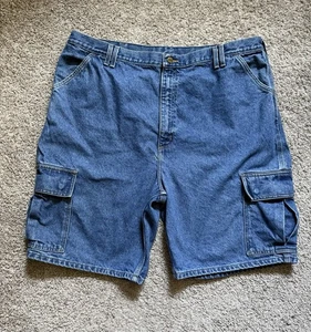 Pantalones Cortos Carhartt De Colección Denim Carga Talla 44 Bolsillos a Presión - Imagen 1 de 6