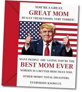 Funny Mother's Day Card for Mom Grandma, Happy Mom Birthday Card Humor Gift - Picture 1 of 7