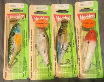 (4) De colección 2004 nuevo Heddon (formalmente Excalibur) 3,25" Spit'n imágenes difíciles de encontrar  Foto 1 de 4