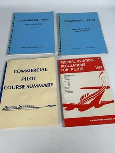 Vintage Commercial Pilot Exam Study Guides Regulations & Course Summary 81-83’ - Picture 1 of 11
