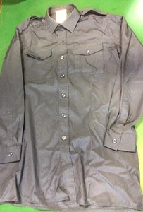 British Military Shirt Man’s Mid Blue, Long Sleeve RAF Uniform Size 38/40, Cadet - Picture 1 of 4