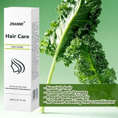200ml Kale Leave-in Conditioner Deeply Repairs, Smoothes Frizz X0Q6 - Image 1 of 4
