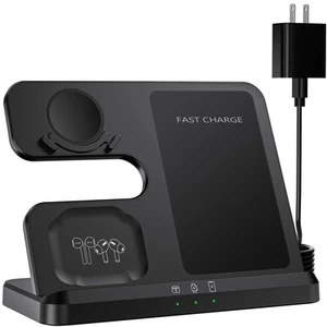 Wireless Charger for Samsung, 3 in 1 Charging Station for Samsung Galaxy S25/... - Photo 1 sur 6