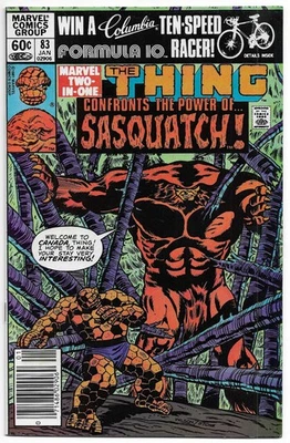 Marvel Two-In-One 83 84 BRONZE AGE COMIC BOOK LOT The Thing Alpha Flight 1982 NM - image 1 of 4