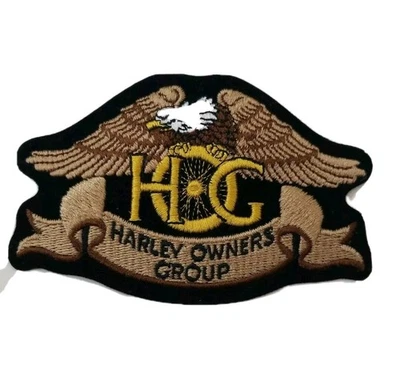 Parche Silver Eagle Harley Davidson Owners Group HOG H.O.G. Foto 1 de 3