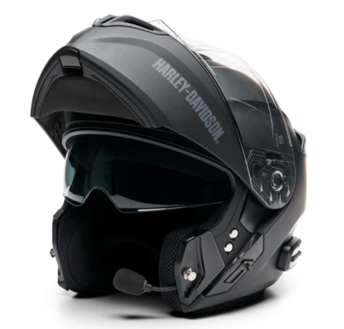 Harley Davidson Outrush R Modular Bluetooth Helmet Matte Black 98100-22EX - Image 1 of 4