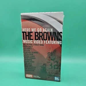 Browns Music Video Here We Go Again Vhs Cleveland Browns Football BRAND NEW RARE - Picture 1 of 3