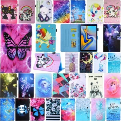 For Samsung Galaxy Tab A 10.1" T510 T580 8.0" T290 Flip Stand Leather Case Cover - Image 1 of 4