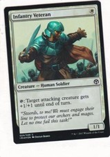 Magic: MTG: Iconic Masters: Foil: Infantry Veteran