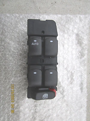 07-09 INTERRUPTOR DE VENTANA ELÉCTRICA MAESTRO HÍBRIDO SATURNO AURA XE XR NUEVO FABRICANTE DE EQUIPOS ORIGINALES P/N 15902664 Foto 1 de 4