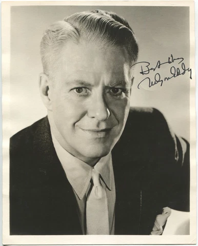 Nelson Eddy Signed Photo Cover