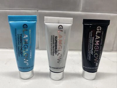 GLAMGLOW YOUTHMUD THIRSTYMUD BRIGHTMUD Set Hidratante Brillo Tratamiento Exfoliante Foto 1 de 2