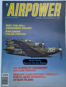 AIRPOWER Magazine November 1978 Vol-8 #6 LEGENDARY BIPLANE PHOTOS - Picture 1 of 4