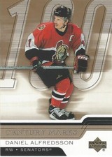DANIEL ALFREDSSON - 2006-07 UPPER DECK - CENTURY MARKS CM7 - Ottawa Senators