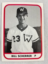 1981 Waterbury Reds-TCMA Minor League Baseball Card#07-Bill Scherrer