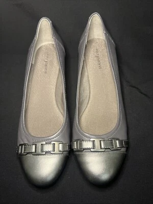 Easy Spirit Gray Leather Esdelana Wedge Heel Shoes Size 8 M NWoB Office/Casual - Image 1 of 4