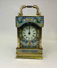 20th Century French Cloisonné Carriage Clock