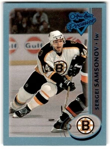 2002-03 O-Pee-Chee Premier Blue Sergei Samsonov /500 #134 Boston Bruins - Picture 1 of 2