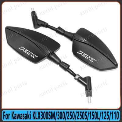 For Kawasaki KLX300SM/300/250/250S/150L/125/110 Motorcycle Rearview Mirrors Foto 1 de 4