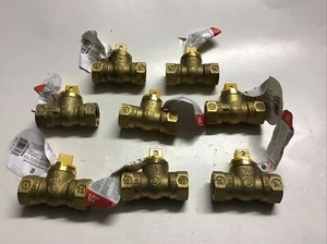 8 Mueller ProLine 113-523HN 1/2 pulgada Válvula de bola de gas cabeza cuadrada de latón FIP x FIP - Imagen 1 de 1