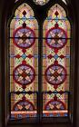 BEAUTIFUL VICTORIAN - GOTHIC STAINED GLASS WINDOWS FROM A CLOSED CHURCH -HCM7,8