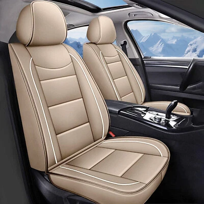 For Subaru Forester 2000-2024 Car 5-Seat Cover Front Rear PU Leather Cushion Pad Foto 1 de 4