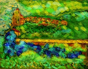 Flowers At LaMorin - Signed & Numbered Limited Edition Print - F. DeTrolio - Picture 1 of 8