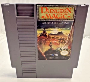 Dungeon Magic Sword of the Elements Nintendo Entertainment System 1990 Cart Only - Picture 1 of 22