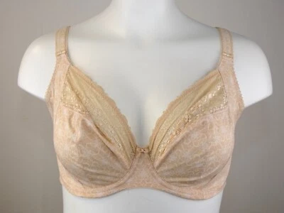 Elomi 4340# Kim Side Support Plunge Unlined Underwire Bra US Size 36 DD - Image 1 of 4