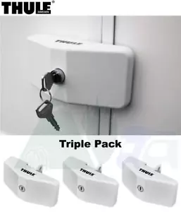 THULE SEGURIDAD IZQUIERDA/DERECHA 3X CERRADURA PUERTA MARCO CORREDERA 308889 AUTOCARAVANA CARAVANA - Imagen 1 de 3