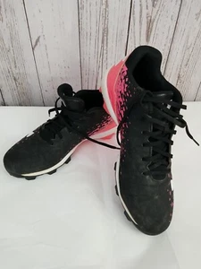 Under Armour Baseball Cleats Shoes Youth 5.5Y Pink & Black 1278754-064 Great ๐ - Picture 1 of 12