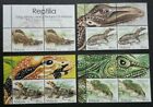[SJ] Rare Reptiles Of Malaysia 2005 Lizard Crocodile Chameleon (stamp margin MNH