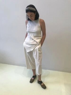 One Fell Swoop  silk draped fold front  culottes - Image 1 of 4