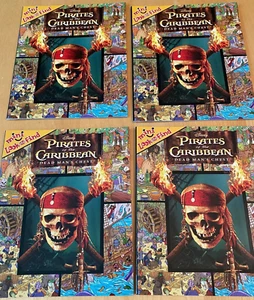 DISNEY MINI LOOK & FIND PIRATI DEI CARAIBI DEAD MAN’S BAULE SET DI 4 PARTY - Foto 1 di 3