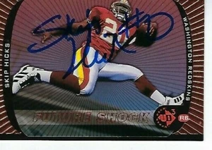 SKIP HICKS 1998 FIRMADO CUBIERTA SUPERIOR #FS26 - WASHINGTON REDSKINS - Imagen 1 de 1