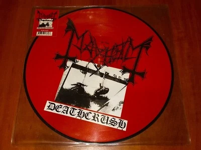 MAYHEM DEATHCRUSH LP PICTURE DISC *EU* BOB PRESS VINYL RSD 2017 LIMITED New - Image 1 of 2
