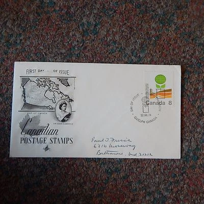 Estate Find FDC - CANADA   AGRICULTURAL EDUCATION              8 CENTS, 1974 - Image 1 of 4