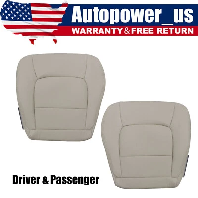 For 1998 to 2007 Lexus LX470 Driver & Passenger Bottom Leather Seat Cover Tan US Foto 1 de 4