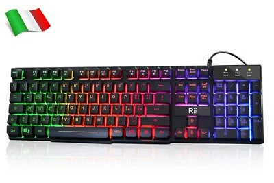 Gaming_Tastaturen RK100+ 5 colori arcobaleno - Bild 1 von 4