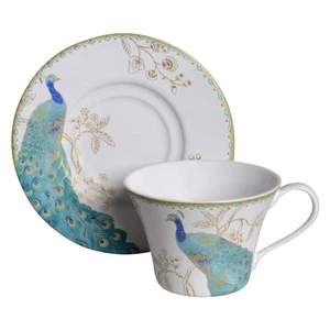 222 Fifth Peacock Garden Cup & Saucer 10569589 - Picture 1 of 1
